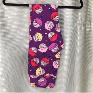 NWT LLR Cute Cupcake OS Leggings